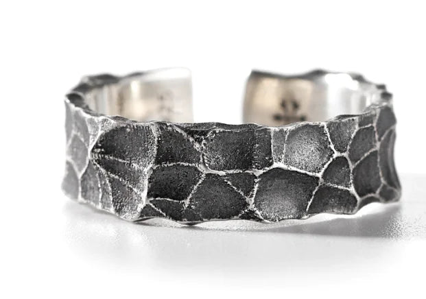 Hammered 925 Sterling Silver Ring